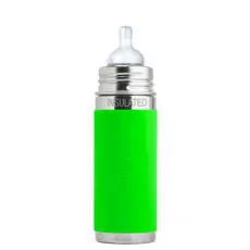 Termobutelka ze smoczkiem 260 ml, zielona, Pura