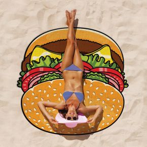 Koc plażowy hamburger