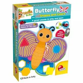 Carotina Baby Motyl - kształty i kolory puzzle