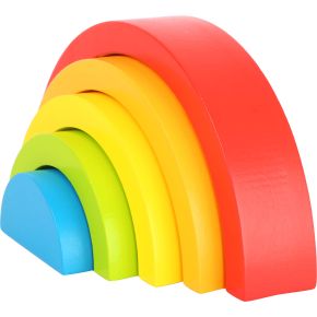 Drewniane puzzle tęcza