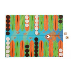 Scratch, Gra Backgammon Wyścig Piranii