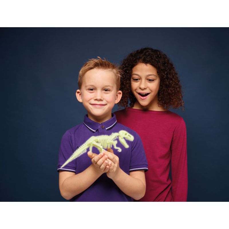 Dinozaur T-Rex świecący w ciemności