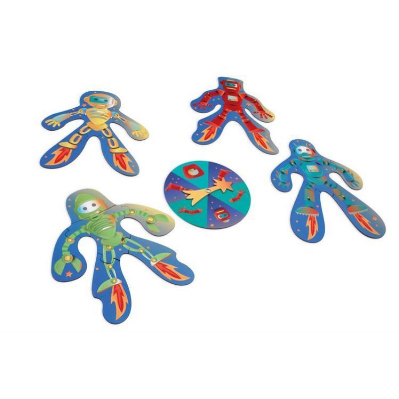 Scratch, Gra ze spinerem Puzzle Roboty 
