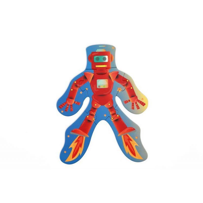 Scratch, Gra ze spinerem Puzzle Roboty 