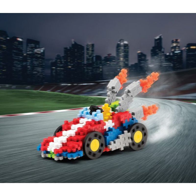 Plus-Plus GO! , Mini Mix 240 szt. Wyścigówka