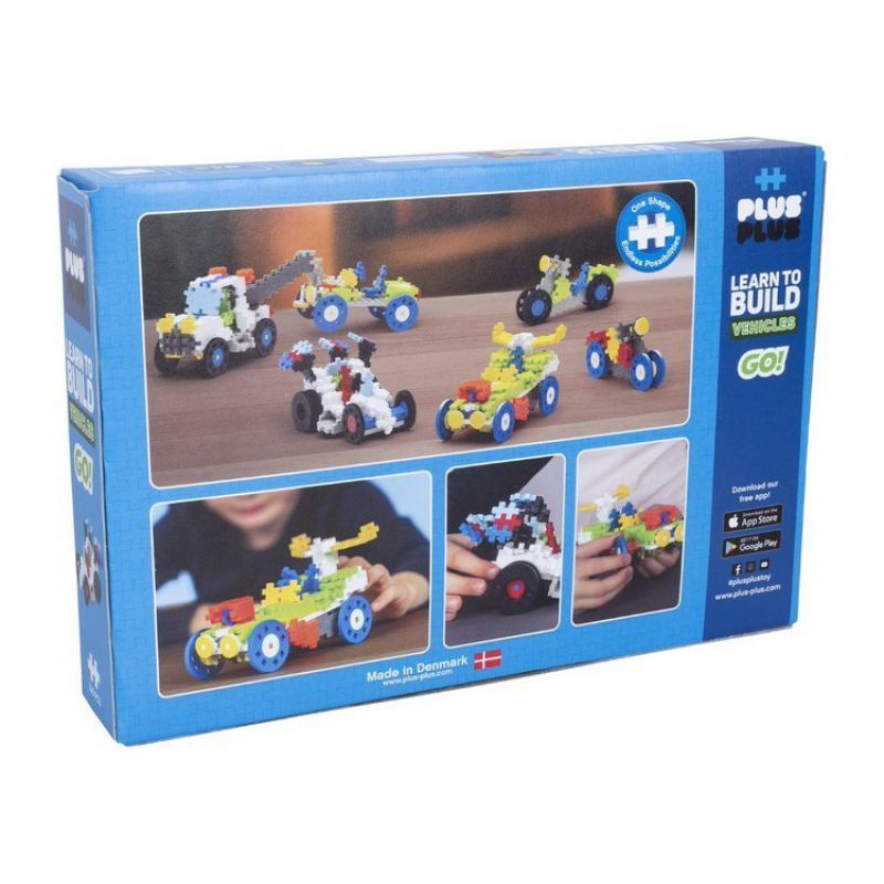 Plus-Plus, Mini Mix 500 szt. Wyścigówki learn to build