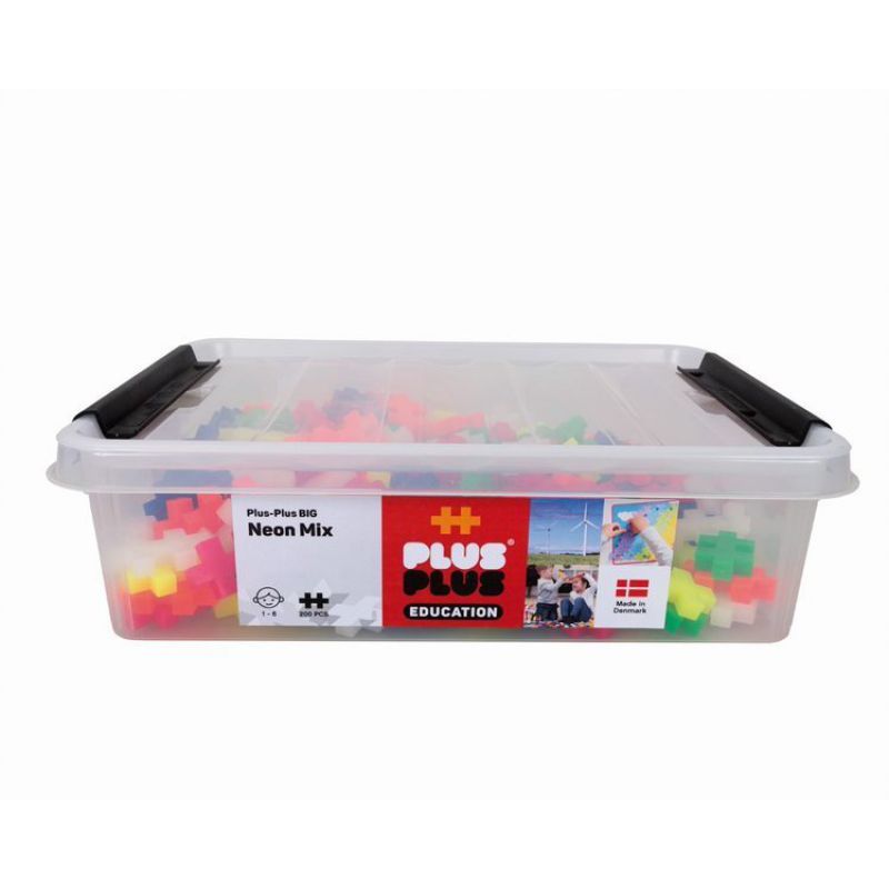 Plus-Plus, Midi Neon - 200 szt - Edukacja